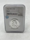 NGC Standard Brown 1956 Type 2 50C Coin PF 67