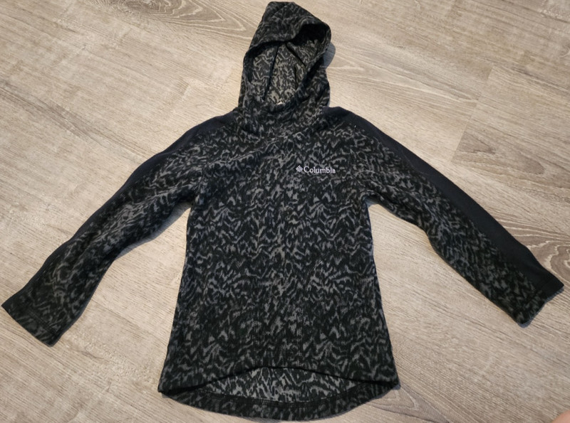 Girl's Columbia hoodie * size XXS 4/5 BLACK
