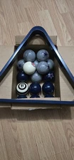 VIGMA NFL Dallas Cowboys Collector's Edition Billiards Complete Set w/ Triangle