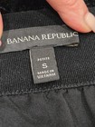 Banana Republic Black Tiered Fringe Mini Skirt Petite Small Party Flapper Style — photo 3