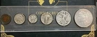US Coin Lot: Morgan Dollar 1879, Liberty Half 1920, Buffalo Nickel, Mercury Dime