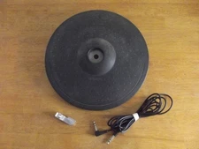 YAMAHA PCY130S DUAL ZONE CYMBAL PAD W/CABLE & ROTATION STOPPER