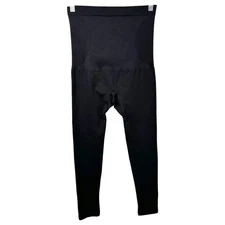 Shapermint Medium Shapewear Leggings Shaping Seamless Black Tummy Thighs 585