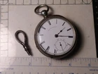 American Waltham Antique Running Pocket Watch Wm Ellery Civil War Era Piece 1869