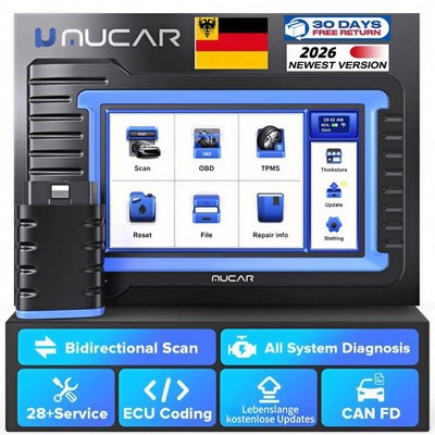 MUCAR VO7 S OBD2 Auslesegerät Auto Diagnosegerät Alle SYSTEM Scanner OE-Ebene DE