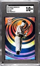 2023 Panini Chronicles #74 Ty Cobb Spectra SGC 10 Gem Mint Pink Prizm /17