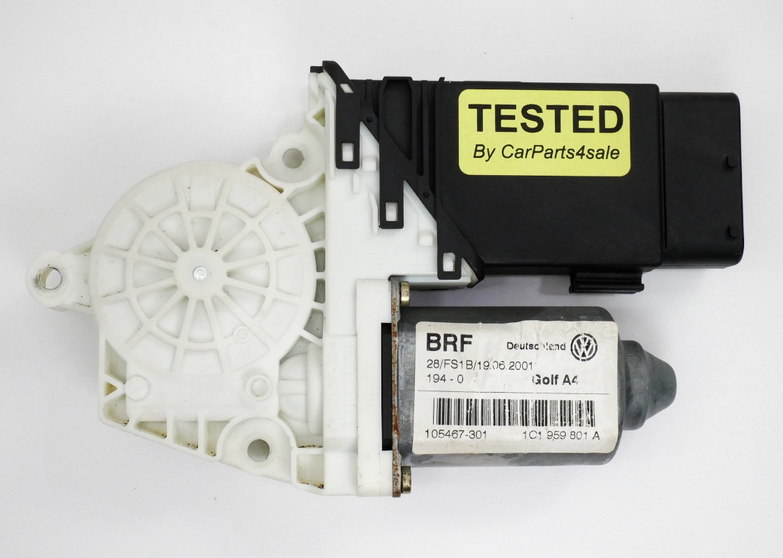 LH Front Power Window Motor 02-05 VW Jetta Golf MK4 - Genuine