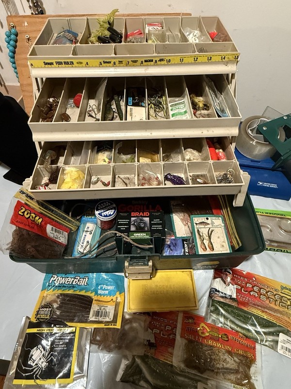 Vintage Plano Tacklebox Full Of Tackle