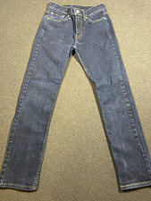Levi's 511 Men's Slim Straight Dark Wash Denim Cotton Jeans 28W 27L 5-Pocket