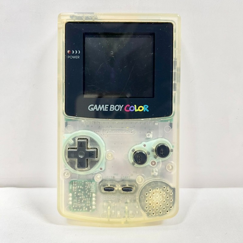 GB -- Game Boy Color Console - Clear -- Game Boy, JAPAN Game Nintendo. 22222