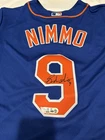 Brandon Nimmo New York Mets Autographed Blue Nike  Jersey  COA MLB and Fanactics