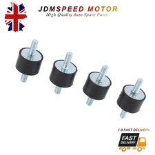 4x M8 Male/Male Rubber Anti Vibration Mount Bobbin Isolator Damper 30x20mm