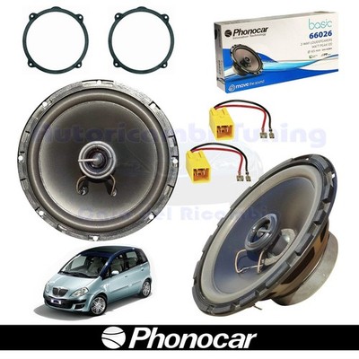 Phonocar 66026 2-Wege Koaxiallautsprecher 165mm 60W Für LANCIA MUSA Schwarz