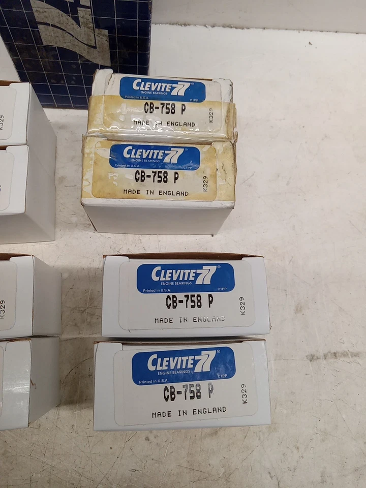 Clevite77 CB758P STD Rodamientos de bielas Pontiac Oldsmobile Caja de 8 Foto 2 de 4