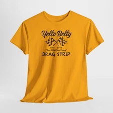 Vintage Dallas Drag Racing Yello Belly Racing Tee | Retro Car, Drag Strip