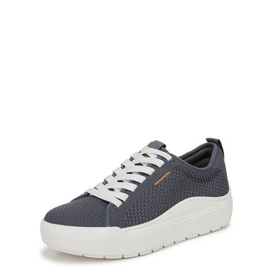 Dr. Scholl's Womens Time Off Knit Lace Up Sneaker Oxide Blue Knit 10 M