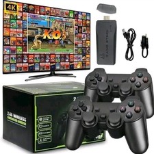 Console di Gioco Retrò 20000 Giochi Due Controller Wireless HDMI 4K 32GB