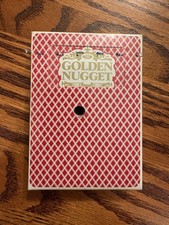 Vintage Las Vegas Casino Playing Cards - Red - Golden Nugget - Sealed Unopened