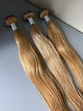 100 Virgin Human Hair Extensions- 3 Bundle deal- 24  24  24 straight