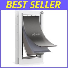 Energy-Efficient 3-Flap Pet Door for Interior and Exterior Use - Steel Frame