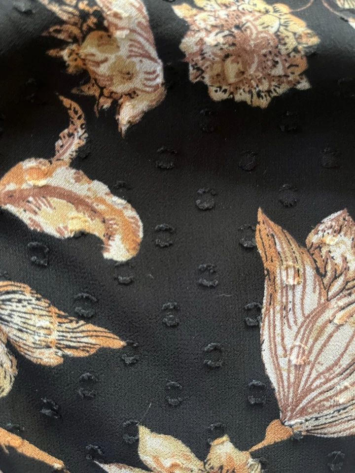 Blusa WALTER BAKER Selena Dalia Negra Mujer’s Talla Pequeña Foto 4 de 4