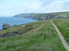Photo A3 Pembrokeshire Coast Path approaching Ceibwr Bay Moylgrove/Trew c2012