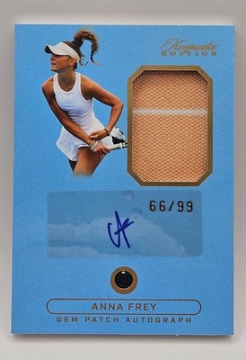 ANNA FREY Auto /99 Gemstone Patch 2024 KEEPSAKE MULTI-SPORT SIGNED TIK