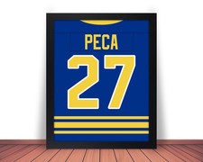 Framed MICHAEL PECA Buffalo Sabres comparable Photo Picture Hockey 8x10 11x14 JZ
