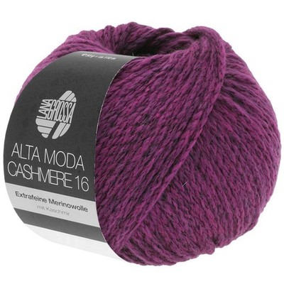 Wolle Kreativ! Lana Grossa -  Alta Moda Cashmere 16 - Fb. 60 fuchsia 50 g