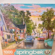 Springbok 1000 Piece Jigsaw Puzzle Foreign Cityscape Landscape Used