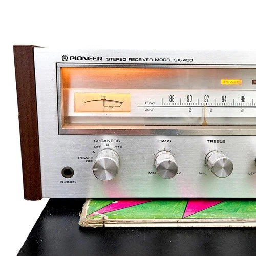 Vintage Pioneer SX-450 Stereo Receiver Vtg 1970s AM/FM / Phono / Tape VGC