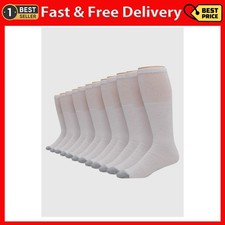 Hanes Men'S Double Tough Durability Over-The-Calf Tube Socks, 12-Pack