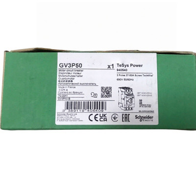 1PC Schneider GV3P50 Motor Circuit Breaker 37-50A Free Shipping