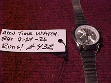 #432 - Accu Time Quartz Watch, New Battery 9/24/26