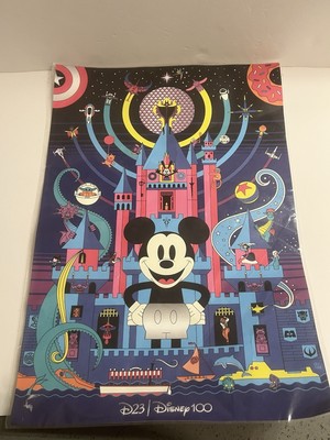  Disney 100 ERIC TAN Print / 2022 D23 Expo Exclusive / 12.5 x 18.5