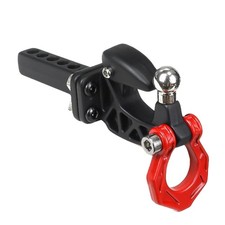 Metal Rear Bumper Tow Trailer Hook Drop Hitch Receiver for 1/8 1/10 RC6218