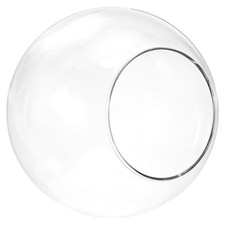 Rond Globe Terrarium Air Plante Jardinière 5.4 Pouces Verre Table Transparent
