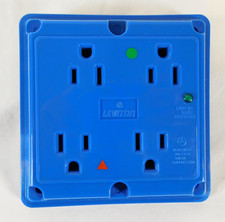 Leviton 8480-IGB 15 Amp 125 Volt Surge Protected Quad Receptacle Hospital Grade