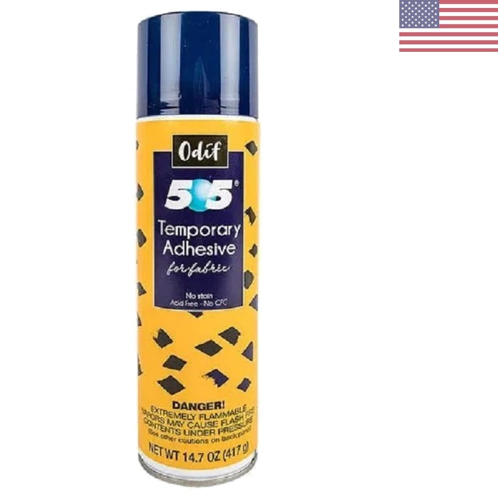14.7 Oz Odorless Fabric Adhesive Spray - Perfect for Quilting & Embroidery