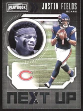 1734J 2021 Panini Playbook #NXT-JFI Justin Fields Next Up