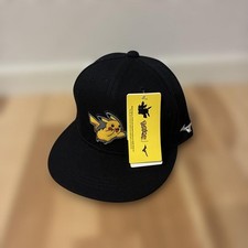 Gorra de béisbol negra Pokemon Pikachu