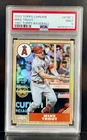 2022 Topps Chrome Mike Trout #87BC-1 1987 Topps Baseball PSA 9 Mint