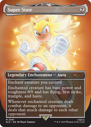 Super State (Rainbow Foil) #2081 Sonic Secret Lair MTG