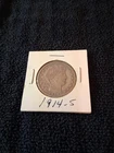 1914 S Silver BARBER  90% SILVER Half Dollar@@@ G to VG Condition....BH-2