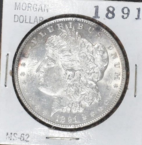 1891 Morgan Silver Dollar  BU