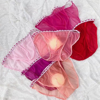 Stilvolle transparente Netz-Tangas f��r M?nner atmungsaktive w?lbungsverst?rk