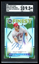 Mike Trout 2022 Topps Finest #95FA-MT '95 FINEST AUTO /25 SGC 10/9.5 Mint Angels