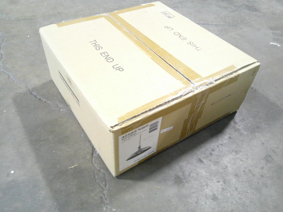 Progress Cobson 1 Light 16" Olde 青铜吊坠/半吸顶天花板 Lite 42585NBR — 第 3/3 张图片