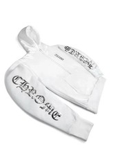 SZ L CHROME HEARTS WHITE FOIL PRINT HOODIE RARE BRAND NEW 2026 ONLINE PRESALE