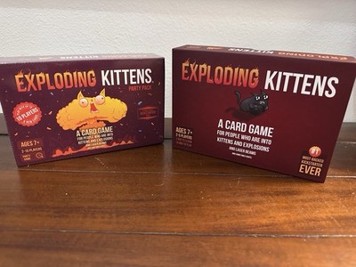 Exploding Kittens Original (Open Box) & Party Pack (New)